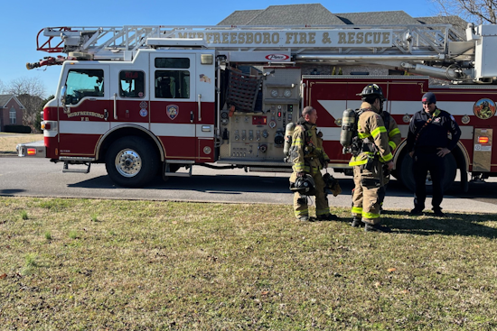 Murfreesboro Fire Rescue Department Extinguishes Bedroom Blaze, Issues Space Heater Safety Reminder