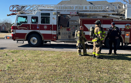 Murfreesboro Fire Rescue Department Extinguishes Bedroom Blaze, Issues Space Heater Safety Reminder