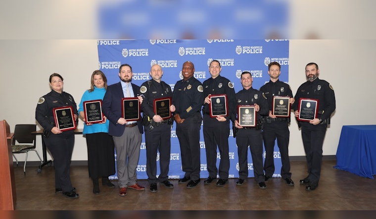 Nashville Police Chief Honors MNPD's Top Contributors of 2024 for Bravery and Outstanding Service