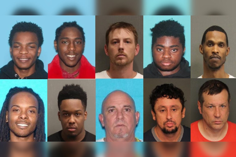 Nashville Police Release Top 10 Most Wanted List Seeking Public's Aid in Apprehending Dangerous Fugitives