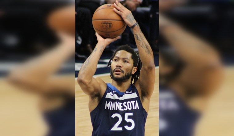 NBA Icon Derrick Rose Unveils One-Day Pop-Up Flower Shop in Downtown Chicago