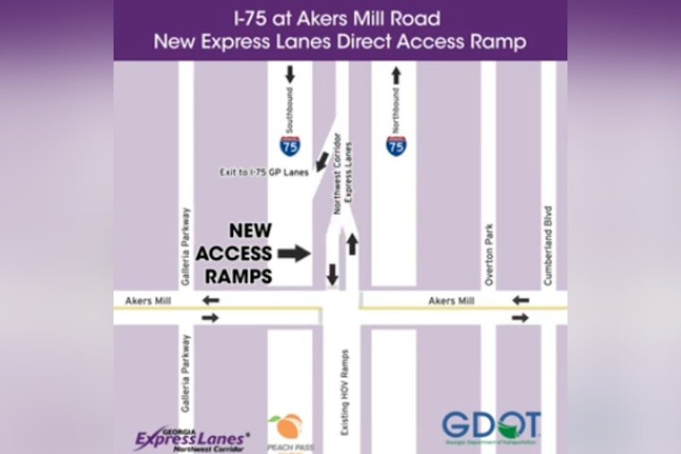 New Access Ramp to Enhance Commute in Cobb's Cumberland Area, Opens January 24