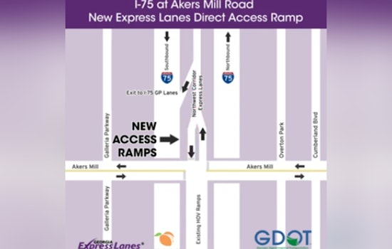 New Access Ramp to Enhance Commute in Cobb's Cumberland Area, Opens January 24
