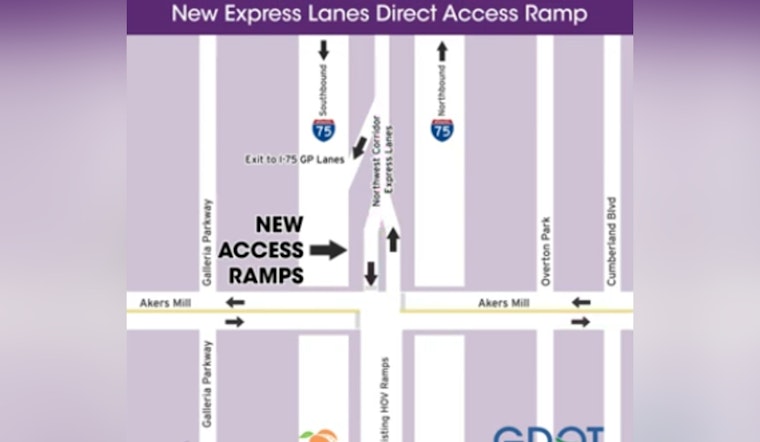 New Access Ramp to Enhance Commute in Cobb's Cumberland Area, Opens January 24
