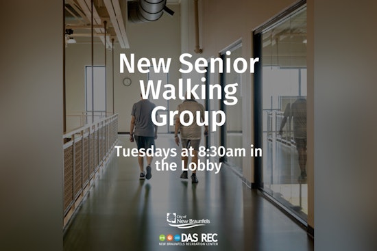 New Braunfels Invites Senior Citizens to Join New Let's Walkin Group for Fitness and Friendship