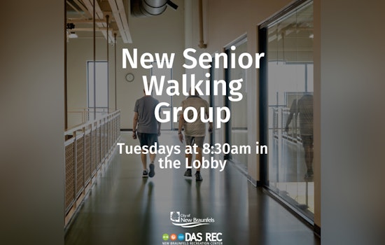 New Braunfels Invites Senior Citizens to Join New Let's Walkin Group for Fitness and Friendship