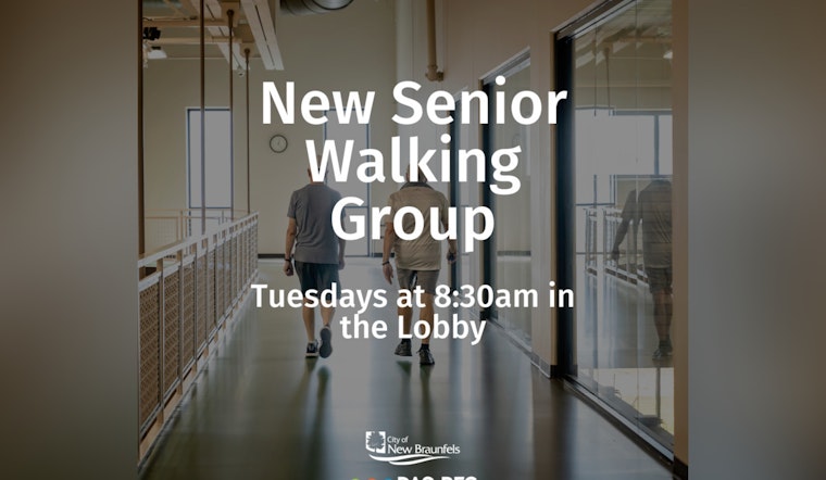 New Braunfels Invites Senior Citizens to Join New Let's Walkin Group for Fitness and Friendship