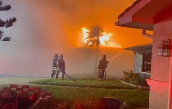 No Injuries Reported as Two Homes Engulfed in Flames in New Port Richey Blaze
