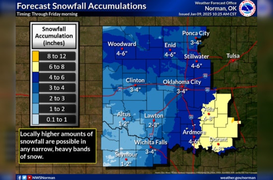 Norman Declares Winter Storm Warning, City Events Canceled, Residents Advised to Stay Indoors