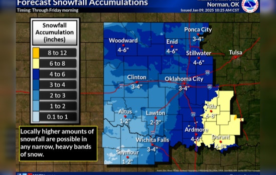 Norman Declares Winter Storm Warning, City Events Canceled, Residents Advised to Stay Indoors