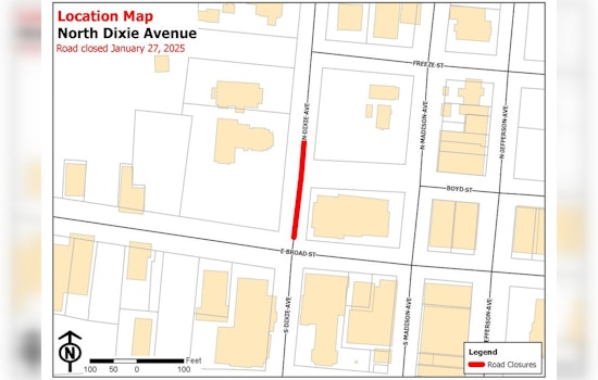 North Dixie Avenue Closure for Church HVAC Upgrade