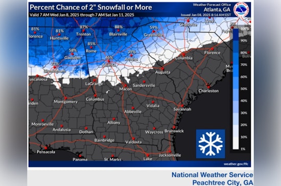 North Georgia, Including Dunwoody, on Alert for Winter Storm, Residents Urged to Prepare for Snow and Ice Accumulations