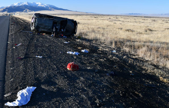 North Salt Lake Man Fatally Injured in Rollover Crash on Interstate 80 in Nevada