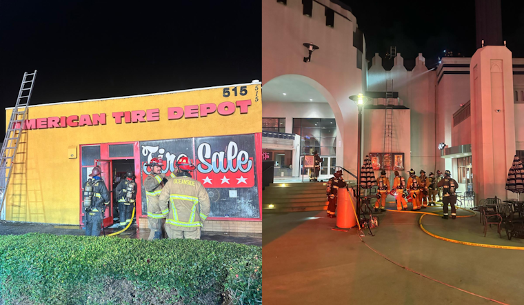 Oceanside Fire Department Probes Suspected Arson at Regal Cinema, Separate Blaze Strikes American Tire Depot
