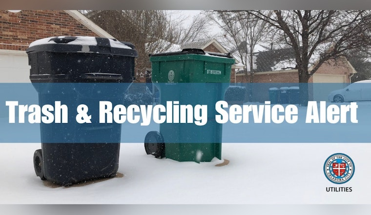Oklahoma City Announces One-Day Delay in Trash Collection with Friday Service Moved to Saturday