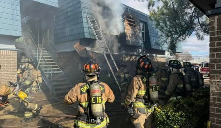 Oklahoma City Apartment Fire, Residents Evacuated, Pets Rescued, No Injuries Reported at Pickwick Place