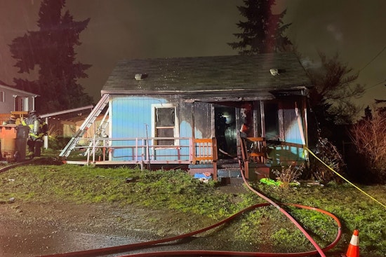 One Hospitalized, Pet Dog Perishes in Devastating House Fire in Tacoma