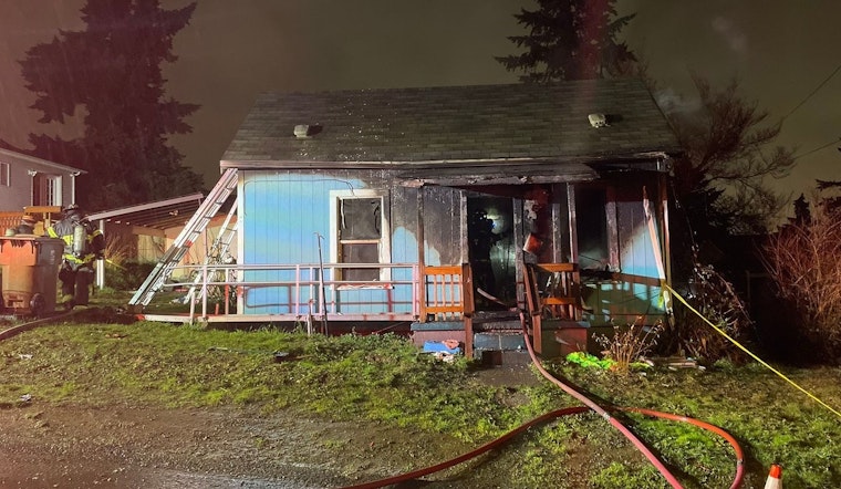 One Hospitalized, Pet Dog Perishes in Devastating House Fire in Tacoma