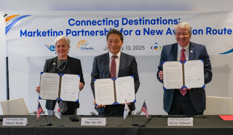 Orlando to Enhance Global Air Connectivity with Direct Flights to Incheon, Boosting Tourism and Business with South Korea