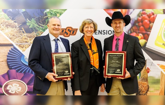 OSU Extension Honors Brian Freking and Brian Pugh with Distinguished Educator Award in Stillwater