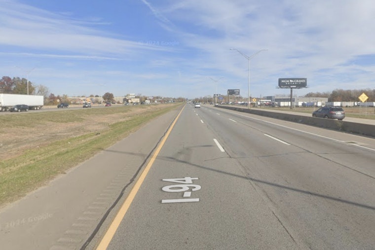 Overturned Semi-Truck Near Detroit Airport Causes Traffic Havoc on I-94 and Merriman Road