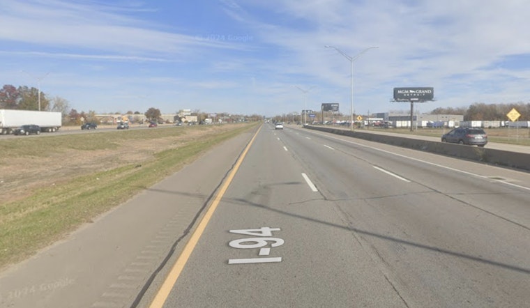Overturned Semi-Truck Near Detroit Airport Causes Traffic Havoc on I-94 and Merriman Road