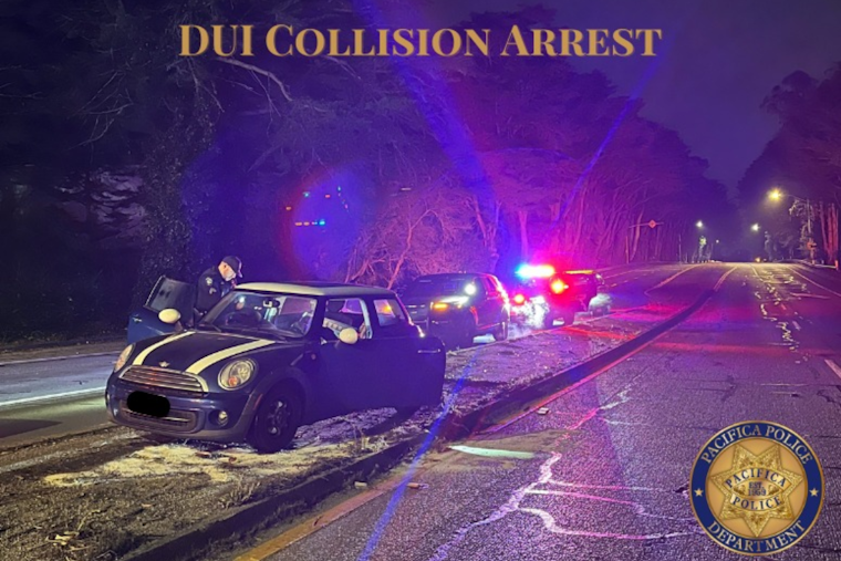Pacifica Resident Charged with DUI After Morning Collision on SR-35