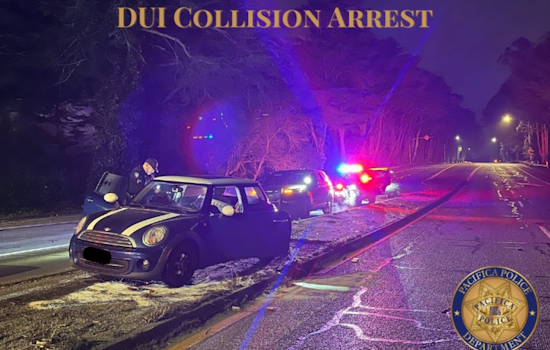 Pacifica Resident Charged with DUI After Morning Collision on SR-35