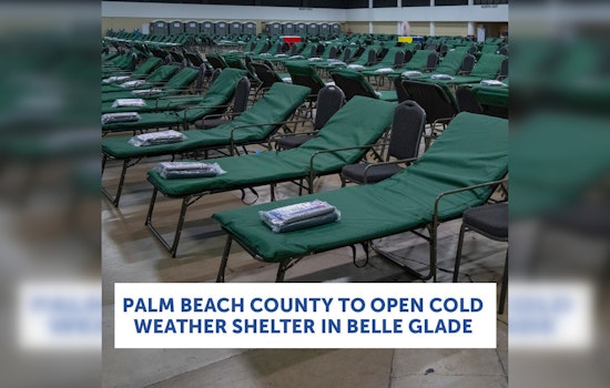 Palm Beach County Mobilizes Emergency Shelters in Response to Season's Coldest Night