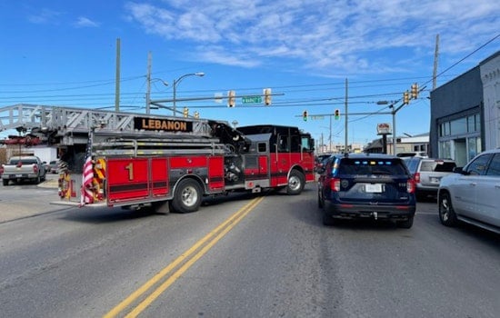 Pedestrian Seriously Injured in Vehicle Collision in Lebanon, Major Intersection Closed for Investigation