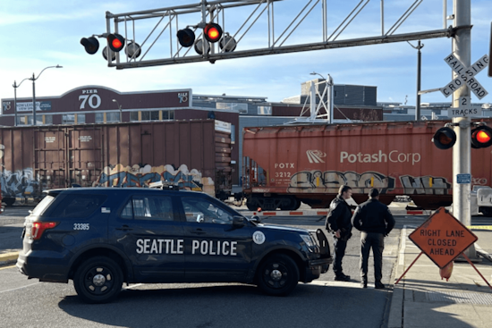 Pedestrian Struck and Killed by Freight Train on Seattle Waterfront, Police Rule Out Criminal Investigation