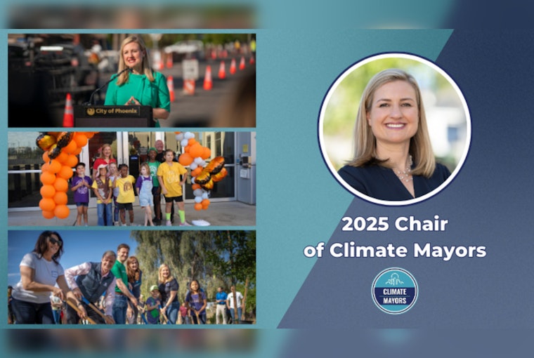Phoenix Mayor Kate Gallego Takes the Helm as Chair of Climate Mayors, Championing Sustainable Urban Policy on National Level
