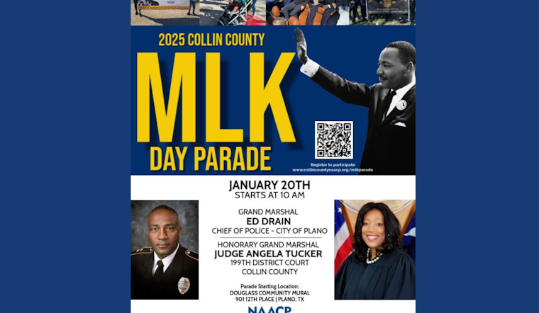 Plano Police Chief Ed Drain to Lead as Grand Marshal in Collin County NAACP MLK Parade