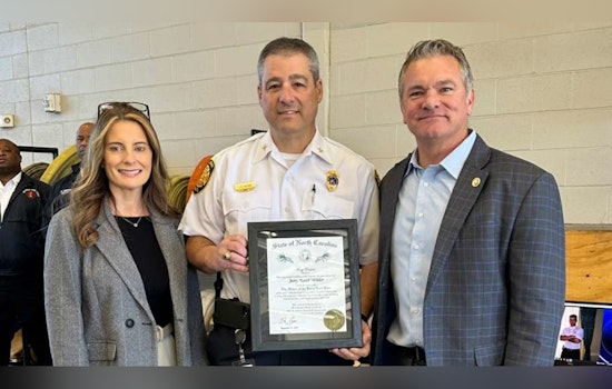 Raleigh Fire Battalion Chief Honored with The Order of the Long Leaf Pine After 38 Years of Service
