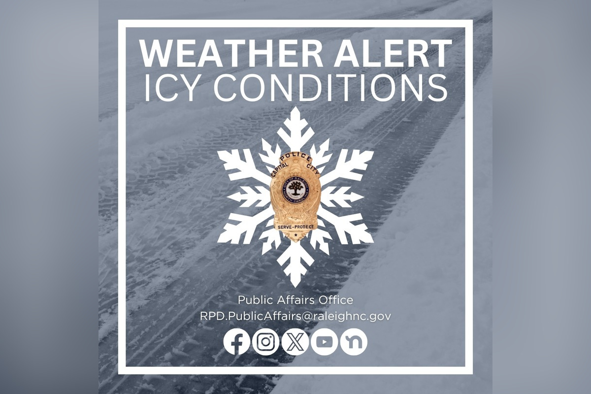 Raleigh Officials Urge Caution as Icy Roads Pose Risks to Motorists