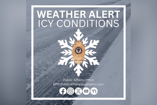 Raleigh Officials Urge Caution as Icy Roads Pose Risks to Motorists