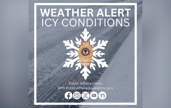 Raleigh Officials Urge Caution as Icy Roads Pose Risks to Motorists