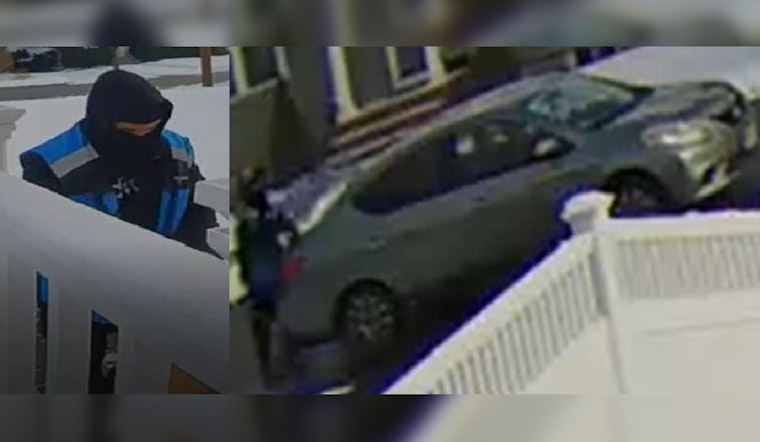 Reading Police Seek Public's Help to Identify Suspected "Porch Pirate" in Amazon Disguise