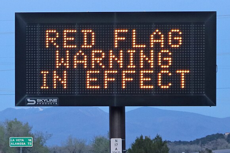 Red Flag Warning Issued for San Diego County Amid Severe Fire Risk