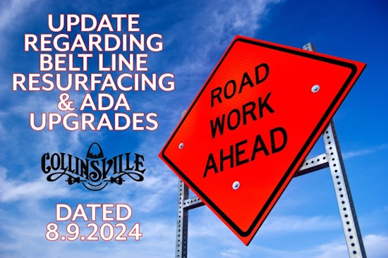 Resurfacing and ADA Upgrades Along Belt Line Road in Collinsville Promise Smoother Travel Despite Intermittent Construction Pauses