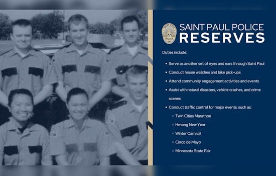 Saint Paul Police Department Seeks Community Volunteers for Reserve Officer Program