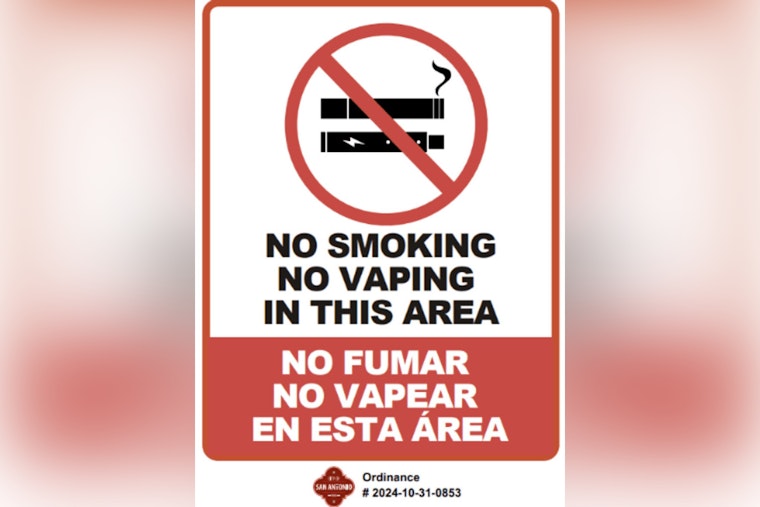 San Antonio Strengthens Public Health Measures by Expanding Smoking Ban to Include Vaping