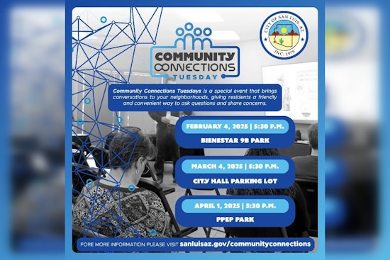 San Luis Invites Residents to 'Community Connections Meetings' in Parks for Casual Chats with City Officials