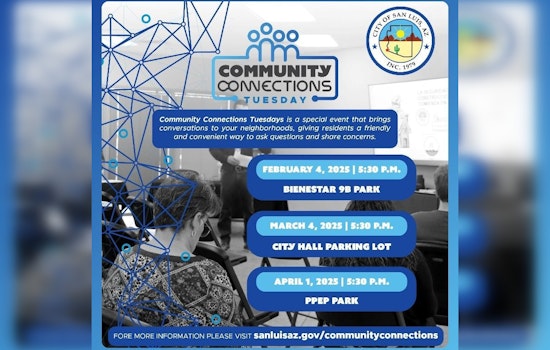 San Luis Invites Residents to 'Community Connections Meetings' in Parks for Casual Chats with City Officials