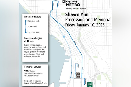 Seattle to Honor Fallen King County Metro Driver with Downtown Memorial Procession