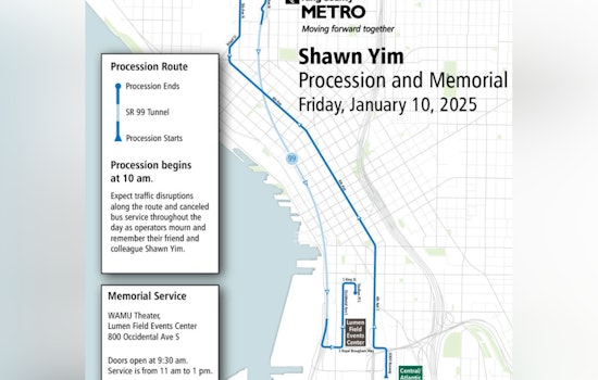 Seattle to Honor Fallen King County Metro Driver with Downtown Memorial Procession
