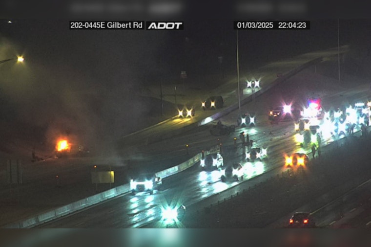 Section of Loop 202 Santan Freeway in Gilbert Reopened After Fatal Two-Vehicle Collision
