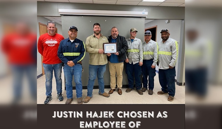 Seguin Events Complex Superintendent Justin Hajek Honored as Employee of the Month for Exceptional Dedication