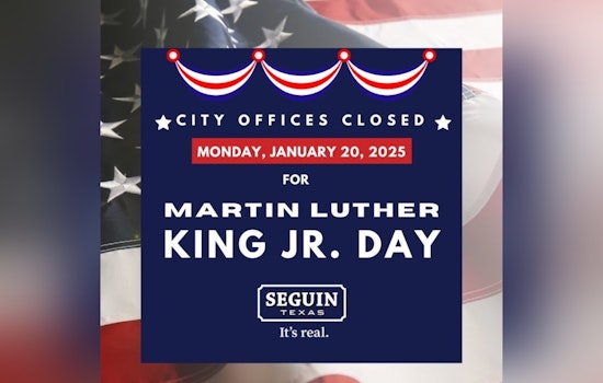 Seguin Honors MLK Legacy with City Office Closures, Essential Services Remain Operational