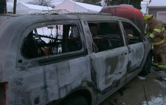 South Euclid Minivan Blaze Controlled by Firefighters, Protects Neighborhood Homes from Major Damage